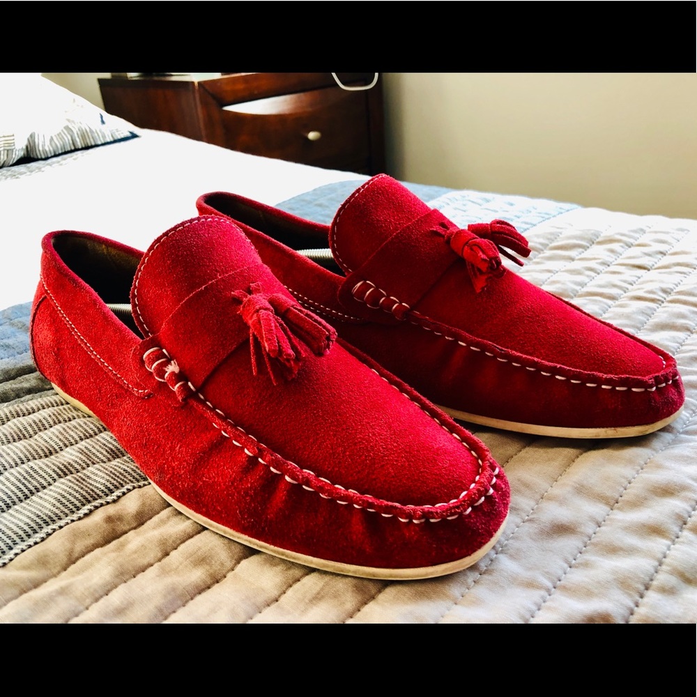Men’s Red Aldo Loafers
